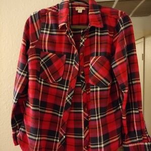 Woman's Merona Plaid Buttondown